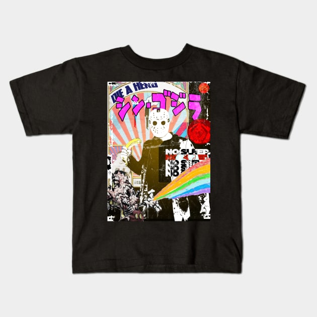 SuperMe Jason | Die a Hero | No Sleep & Mickey's Rainbow | Design By Tyler Tilley (tiger picasso) Kids T-Shirt by Tiger Picasso